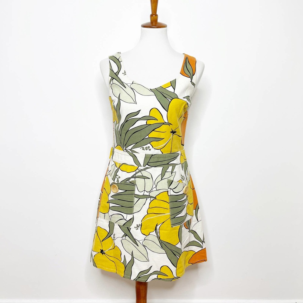 Future Paradise Tropical Floral Multicolor Dress